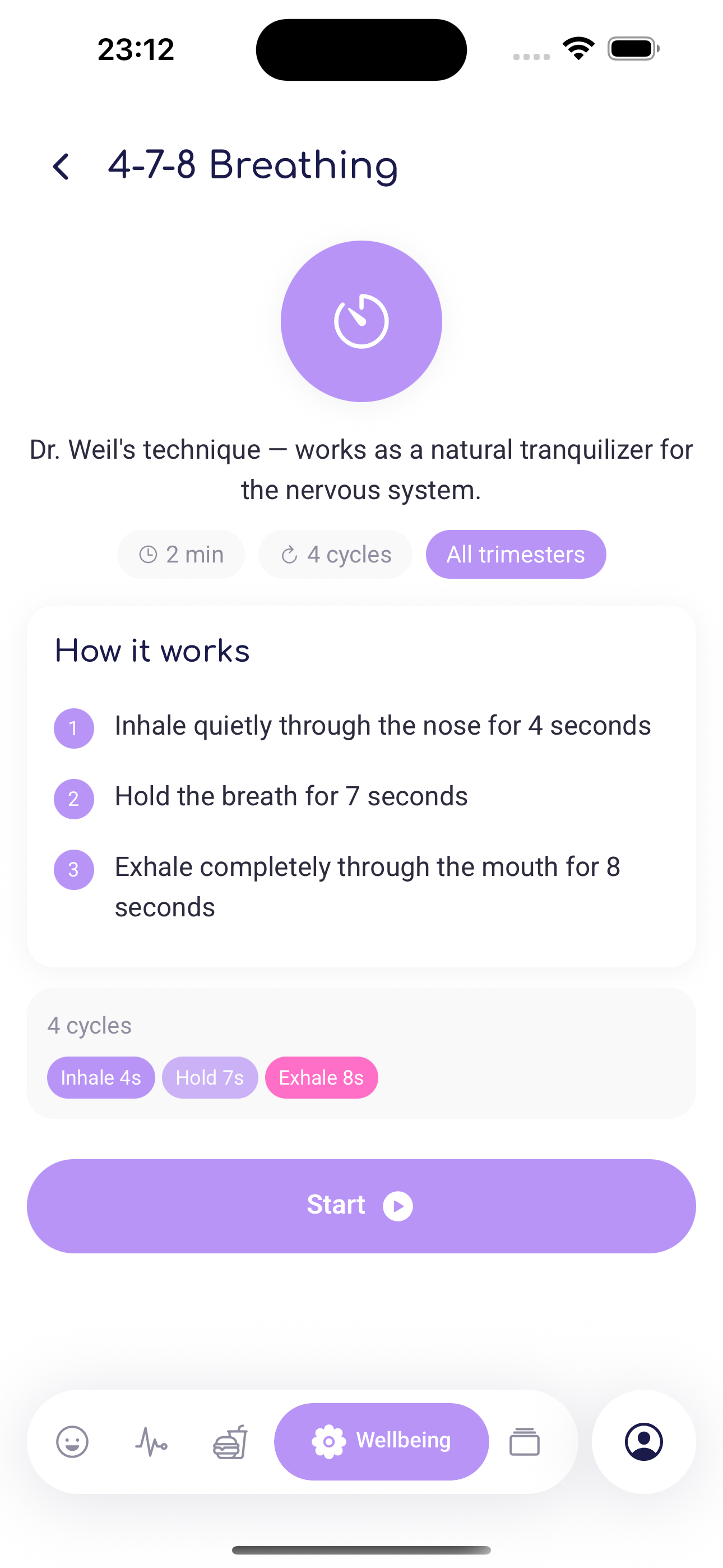 Breathing exercise